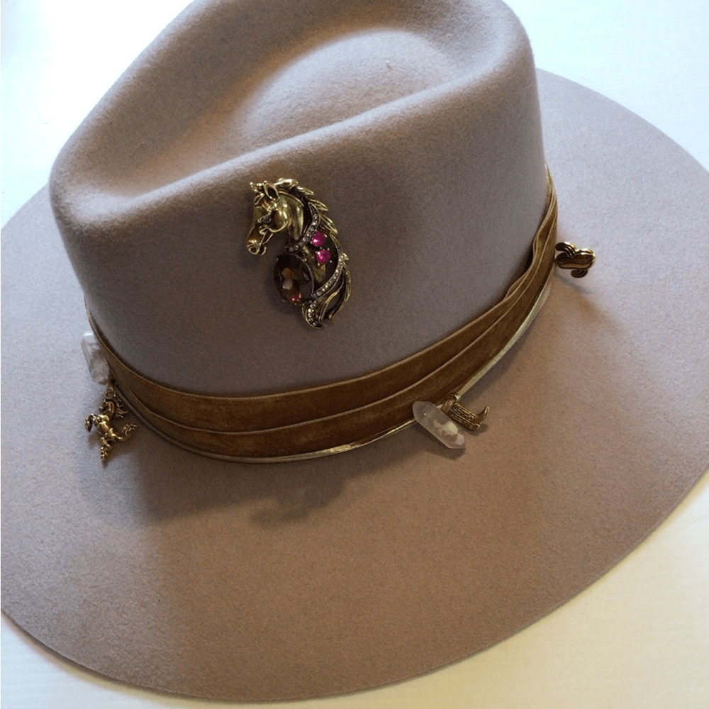 NEW! Boho RuxpinsragsThe jeweled horse up cycled rancher